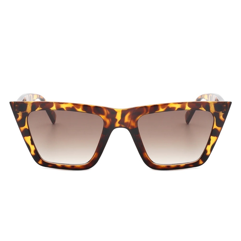 Women’s Tortoise Square Cat Eye Sunglasses